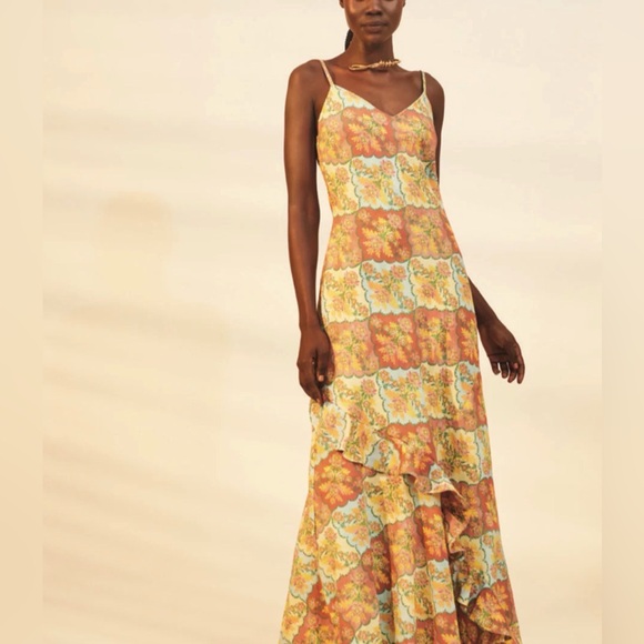 LA MAISE STUDIO Dresses & Skirts - LA MAISE STUDIO Kataya Bias Midi Dress sz XL